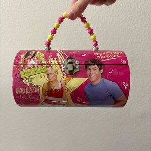 High School Musical Pink Tin Handbag Vintage Y2K